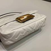 Fendi Small Nappla Leather White 8BS017 18x4x11cm - 6