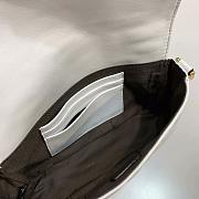 Fendi Small Nappla Leather White 8BS017 18x4x11cm - 2