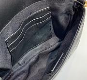 Fendi Small Nappla Leather Black 8BS017 18x4x11cm - 4