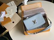 Louis Vuitton Lockme Clutch Blue M56088 23.5x16x5.5cm - 1