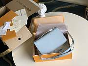 Louis Vuitton Lockme Clutch Blue M56088 23.5x16x5.5cm - 4