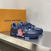 Louis Vuitton Trainer Sneaker 1A9IQH Blue  - 1