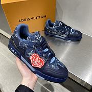 Louis Vuitton Trainer Sneaker 1A9IQH Blue  - 2