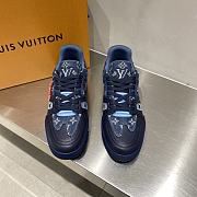 Louis Vuitton Trainer Sneaker 1A9IQH Blue  - 4