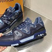 Louis Vuitton Trainer Sneaker 1A9IQH Blue  - 5