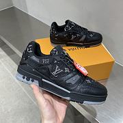 Louis Vuitton Trainer Sneaker 1A9IPX Black - 4