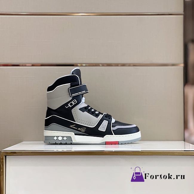 Louis Vuitton Trainer Sneaker 1A5A0D Black  - 1