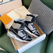 Louis Vuitton Trainer Sneaker 1A5A0D Black  - 6