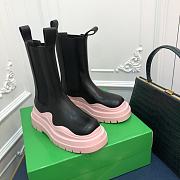 Bottega Veneta Tire two-tone Boots Light Pink - 4