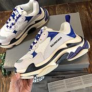 Balenciaga Triplpe S Clear Sole White/Navy - 3
