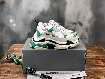 Balenciaga Triplpe S Clear Sole White/Green