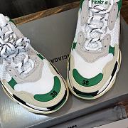 Balenciaga Triplpe S Clear Sole White/Green - 5