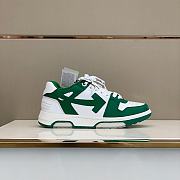 Off White Low Top Sneakers Green/White - 2