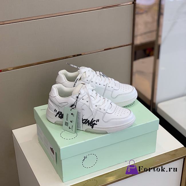 Off White Low Top Sneakers White - 1