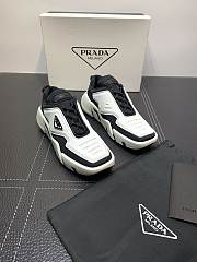 Prada Techno Strectch Sneakers White - 1