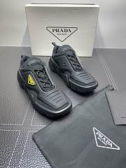 Prada Techno Strectch Sneakers Black - 1