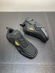 Prada Techno Strectch Sneakers Black - 4