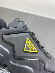Prada Techno Strectch Sneakers Black - 5