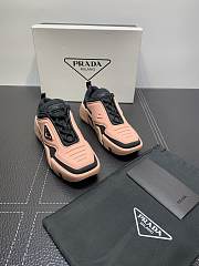 Prada Techno Strectch Sneakers Peach Pink - 1