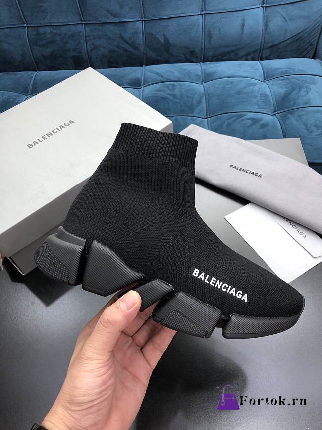 Balenciaga Speed 2.0 Sneakers 617239 Black - 1