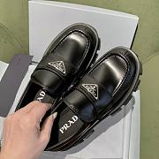 Prada Monolith Loafers Leather Black  - 3