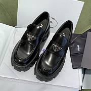 Prada Monolith Loafers Leather Black  - 4