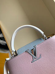 LOUIS VUITTON Capucines MM Taurillon Leather Pink – ALB