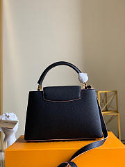 Louis Vuitton Capucines MM Taurillon Leather Black M42259 31.5×20×11cm - 4