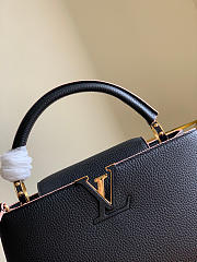 Louis Vuitton Capucines MM Taurillon Leather Black M42259 31.5×20×11cm - 2