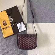 Goyard Belvedere PM Bag Burgundy BELVE2PMLTY 22x7x16cm - 3