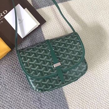 Goyard Belvedere PM Bag Green BELVE2PMLTY 22x7x16cm