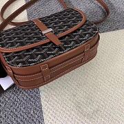 Goyard Belvedere PM Bag Black/Brown BELVE2PMLTY 22x7x16cm - 6