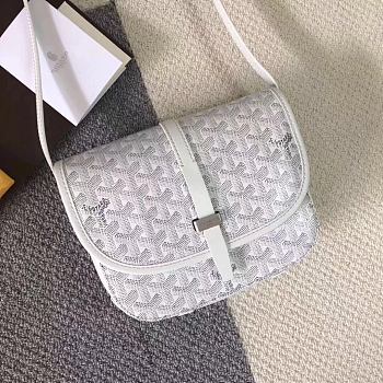 Goyard Belvedere PM Bag White BELVE2PMLTY 22x7x16cm