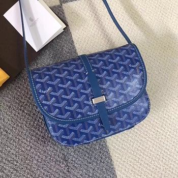 Goyard Belvedere PM Bag Blue BELVE2PMLTY 22x7x16cm