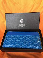 Goyard Matignon Wallet GM Blue 19cm - 3