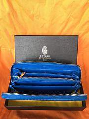 Goyard Matignon Wallet GM Blue 19cm - 4