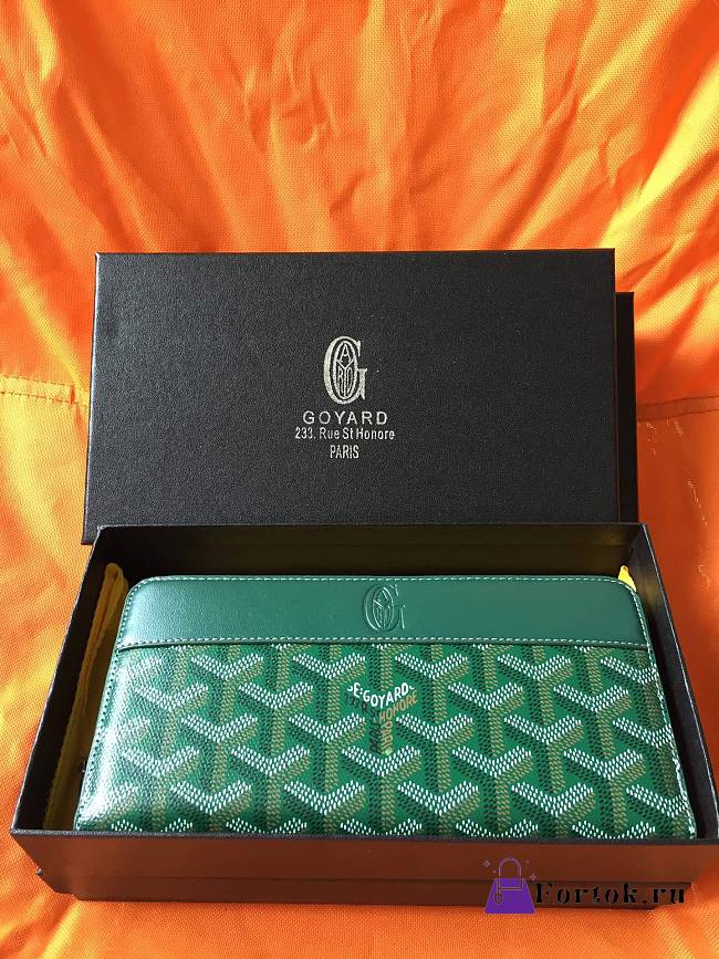 Goyard Matignon Wallet GM Green 19cm - 1