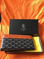 Goyard Matignon Wallet GM Black/Brown 19cm - 1