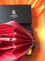 Goyard Matignon Wallet GM Red 19cm - 2