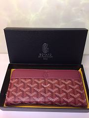 Goyard Matignon Wallet GM Burgundy 19cm - 1