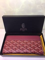 Goyard Matignon Wallet GM Burgundy 19cm - 4