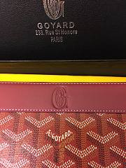 Goyard Matignon Wallet GM Burgundy 19cm - 5