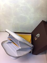 Goyard Matignon Wallet PM Zipper White 11x10cm - 2