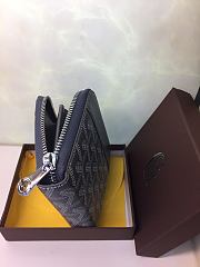 Goyard Matignon Wallet PM Zipper Purple 11x10cm - 2