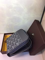 Goyard Matignon Wallet PM Zipper Purple 11x10cm - 4