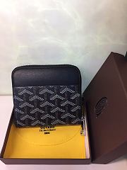 Goyard Matignon Wallet PM Zipper Black 11x10cm - 3