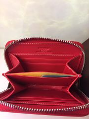 Goyard Matignon Wallet PM Zipper Red 11x10cm - 5