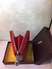 Goyard Matignon Wallet PM Zipper Red 11x10cm - 4