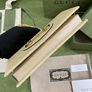 Gucci Horsebit 1955 Wallet With Chain Leather Cream ‎621892 19x10x4cm - 5