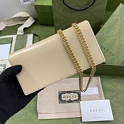 Gucci Horsebit 1955 Wallet With Chain Leather Cream ‎621892 19x10x4cm - 2